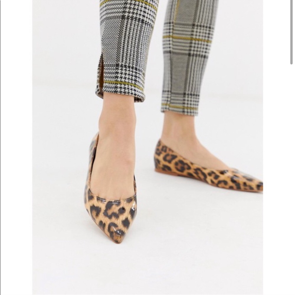 ASOS | Leopard Print Pointed Ballet Flats